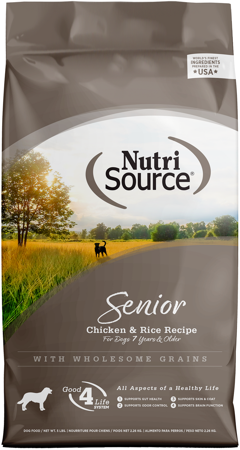 Nutrisource Senior Formula Chicken & Rice for dogs
