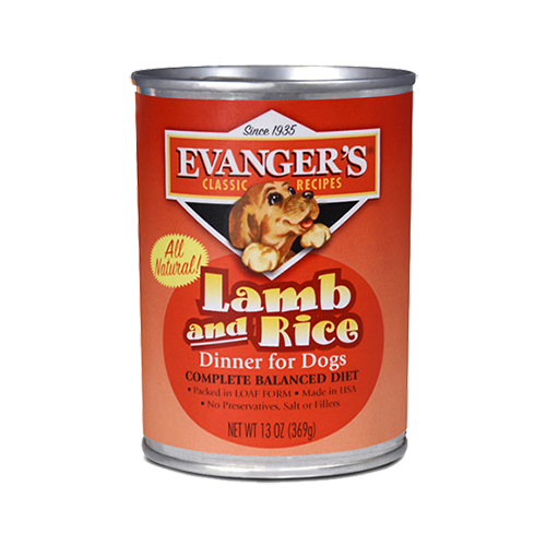 Evanger's Classic Lamb & Rice Dinner