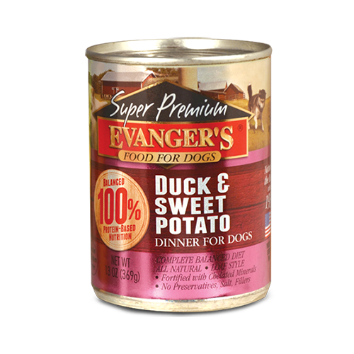 Evanger's Super Premium Duck & Sweet Potato Dinner