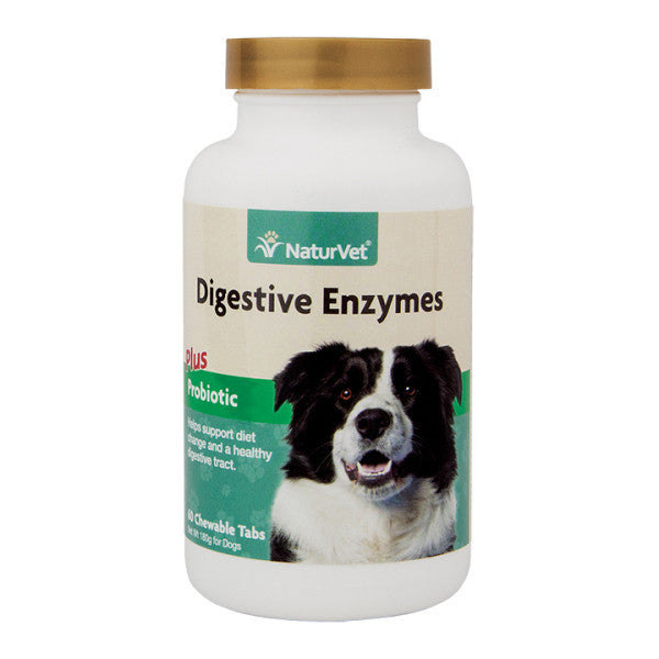 NaturVet Digestive Enzymes Chewable Tablets