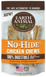Earth Animal All Natural No-Hide Chicken Chews 4"
