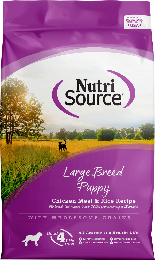 NutriSource Large Breed Puppy Chicken and Rice Formula