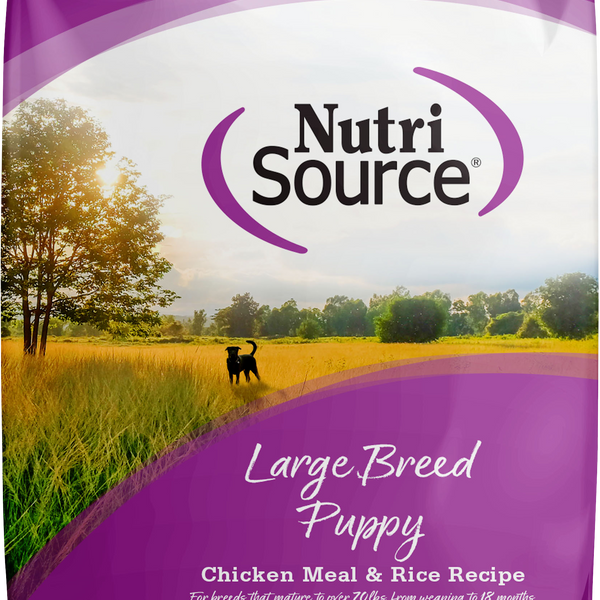 NutriSource Large Breed Puppy Chicken and Rice Formula Furry