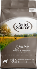 Nutrisource Senior Formula Chicken & Rice for dogs