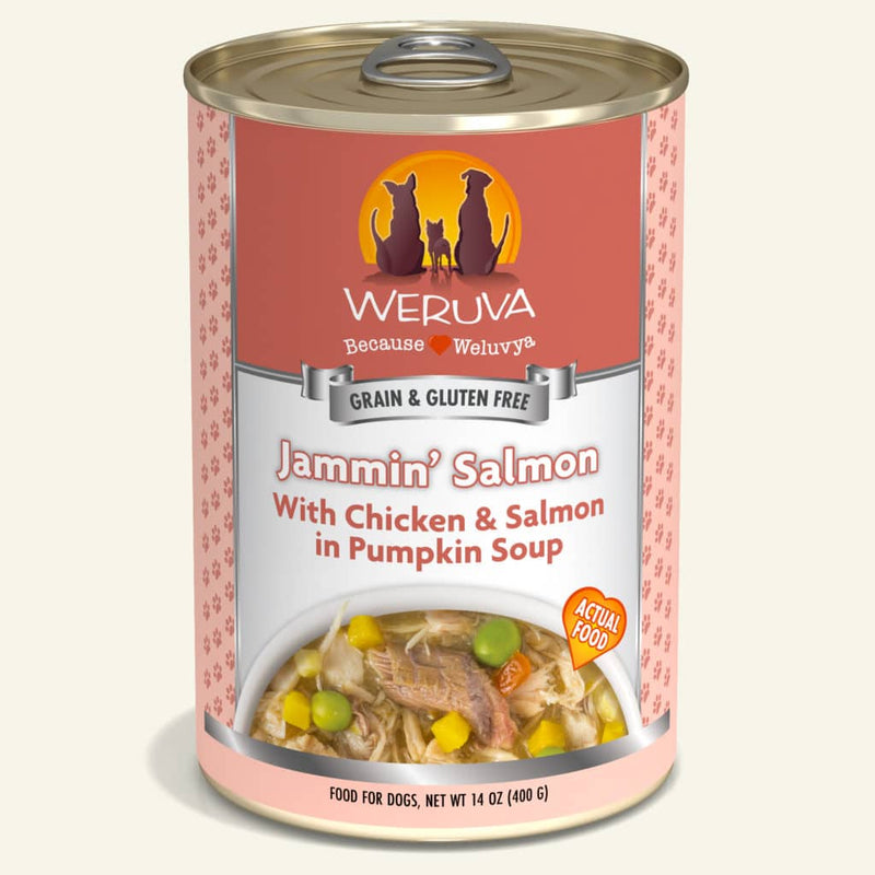 Weruva Jammin’ Salmon with Chicken & Salmon in Pumpkin Soup